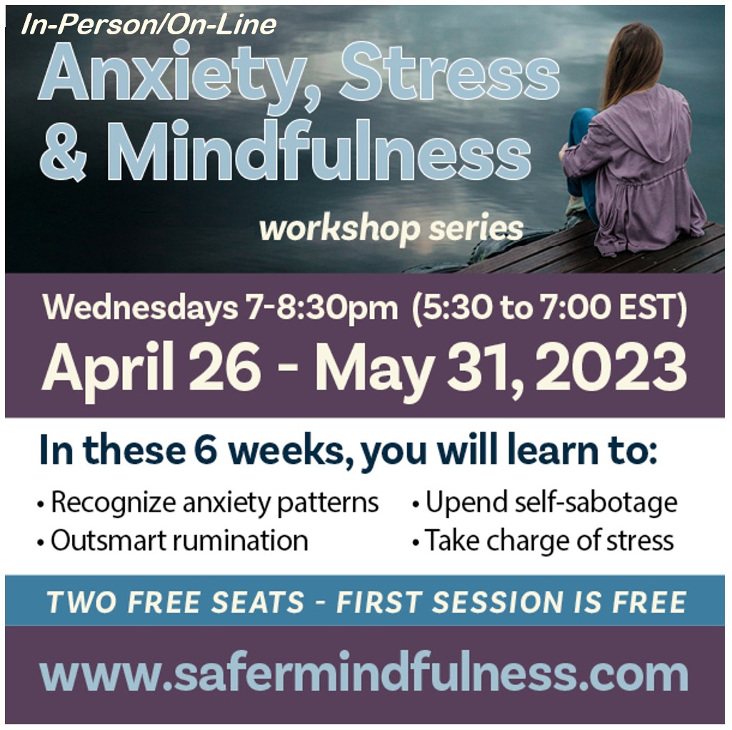 Upcoming Workshops - Safer Mindfulness